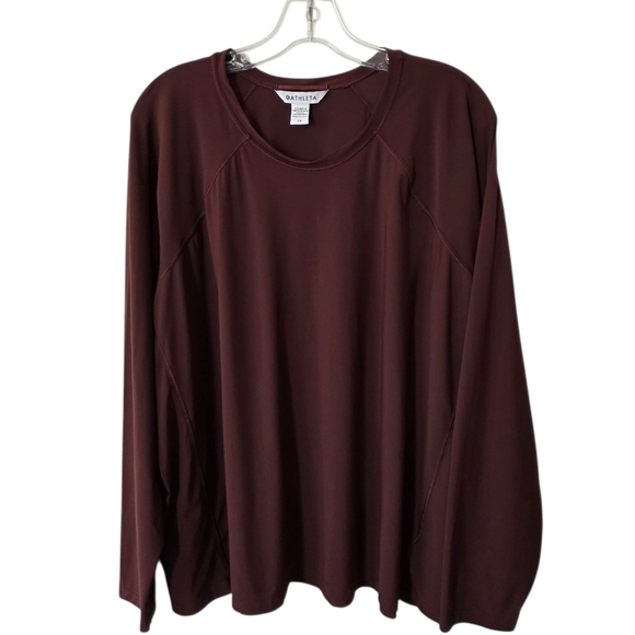 Athleta Ultimate Train Top in Spiced Cabernet Size 2X - Picture 7 of 10